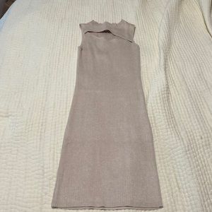 Tank top sweater dress